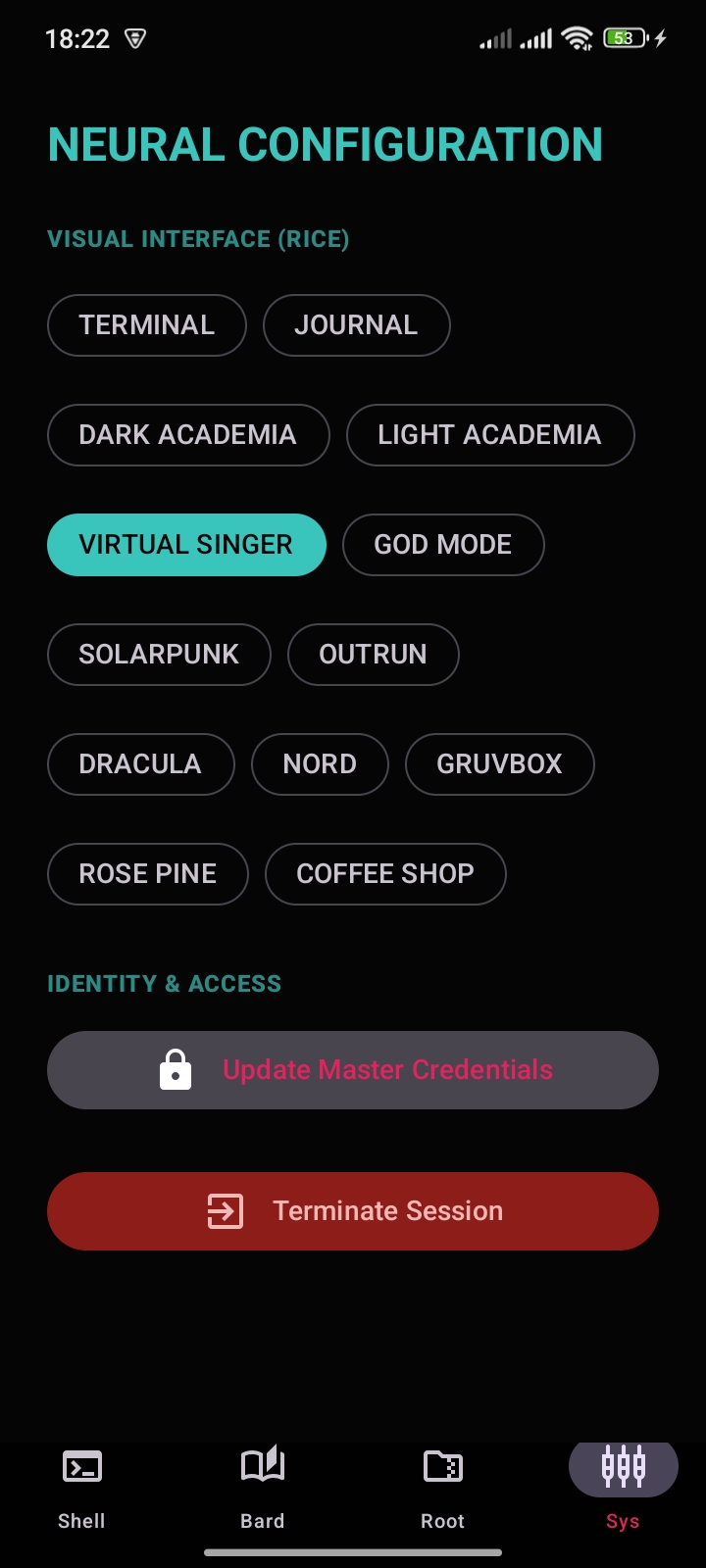 Customization Options